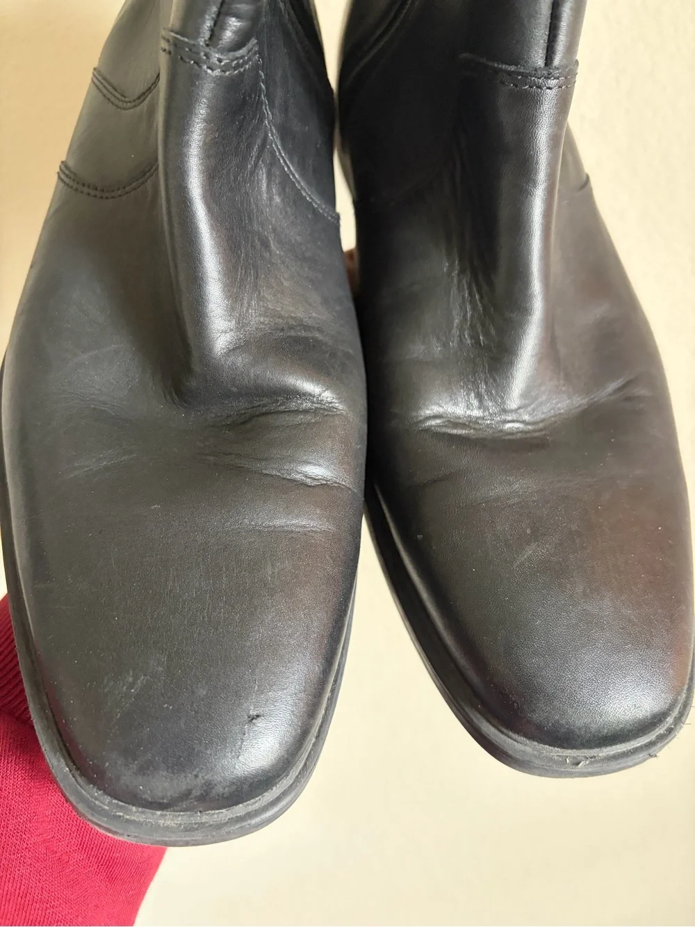 Clarks Men’s‎ black waterproof leather boots size 7.5M